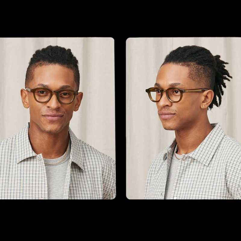 Высококачественные ацетатные оправы для очков Джонни Депп Давен мужчин и женщин