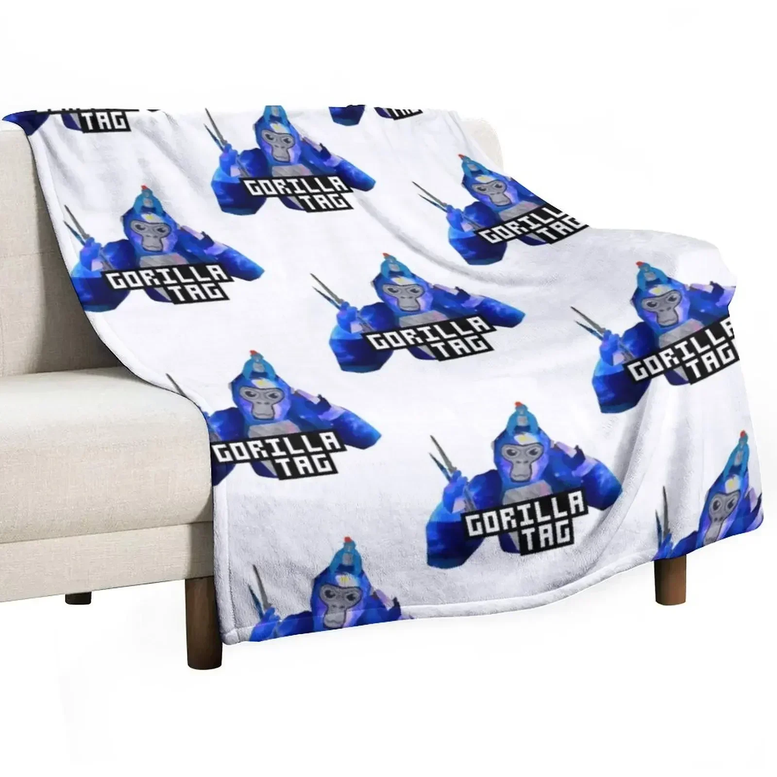 Gorilla Tag Monkey Hat от POLKART одеяло теплое зимнее роскошное для дивана-кровати одеяла