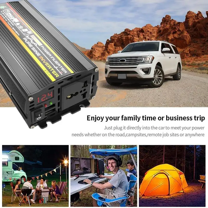 

Car Power Inverter 500W Voltage 220V 240V Frequency 50HZ 60HZ Car Solar Transformer And Adapter For Camping Outdoor Or Traveling