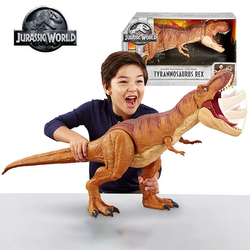 

Фигурки Динозавров Юрского периода 61 см, Имитация Динозавра, парк, большой размер, тираннозавр рекс, мягкие игрушки, модель динозавра, подар...