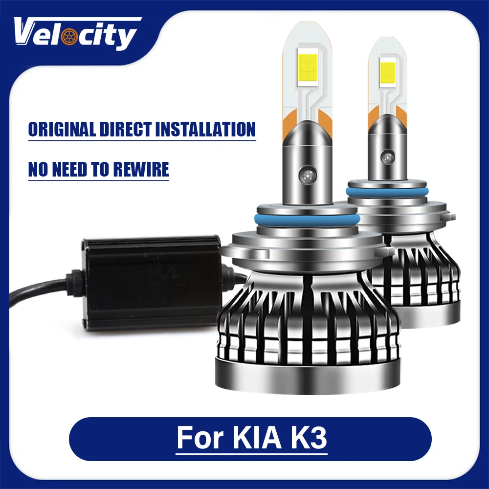 

H11 H4 Led Lights for Auto For KIA K3 H1 Led H7 Canbus Headlamp12v 6000K Vehicles Car Headlight Lenses Headlights Light High Low