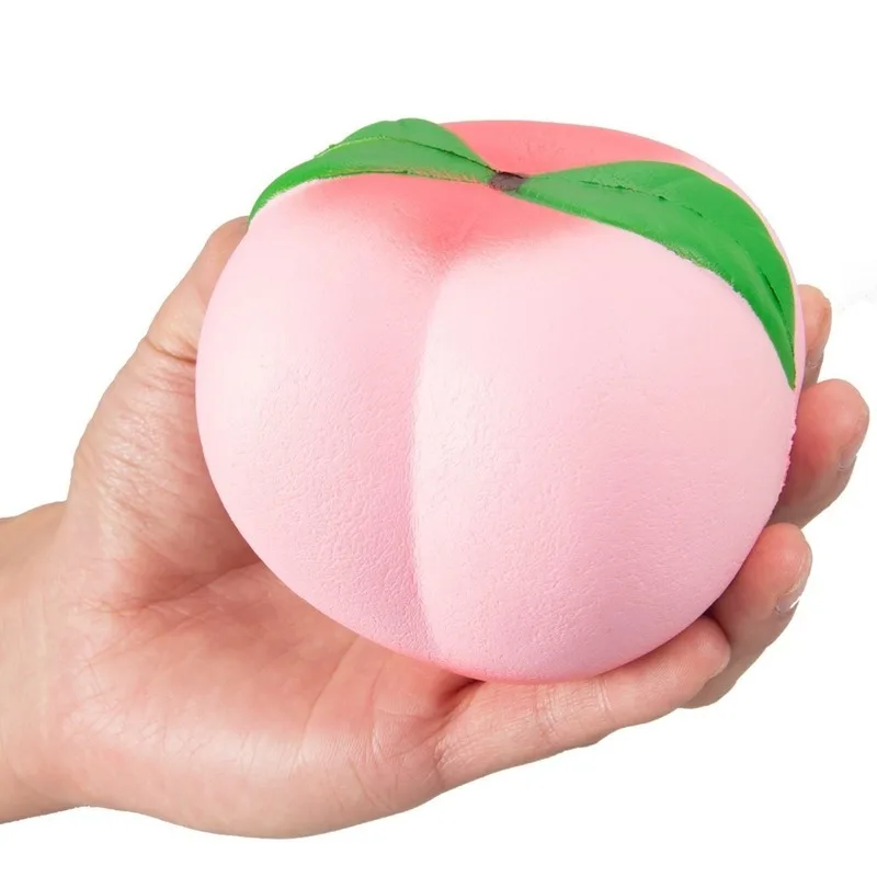 

1pc Free Shipping 10CM Jumbo Slow Rising Peach Squishies Toys Kawaii Fruit Squishies Cream Scented Toys for Kids and Adults