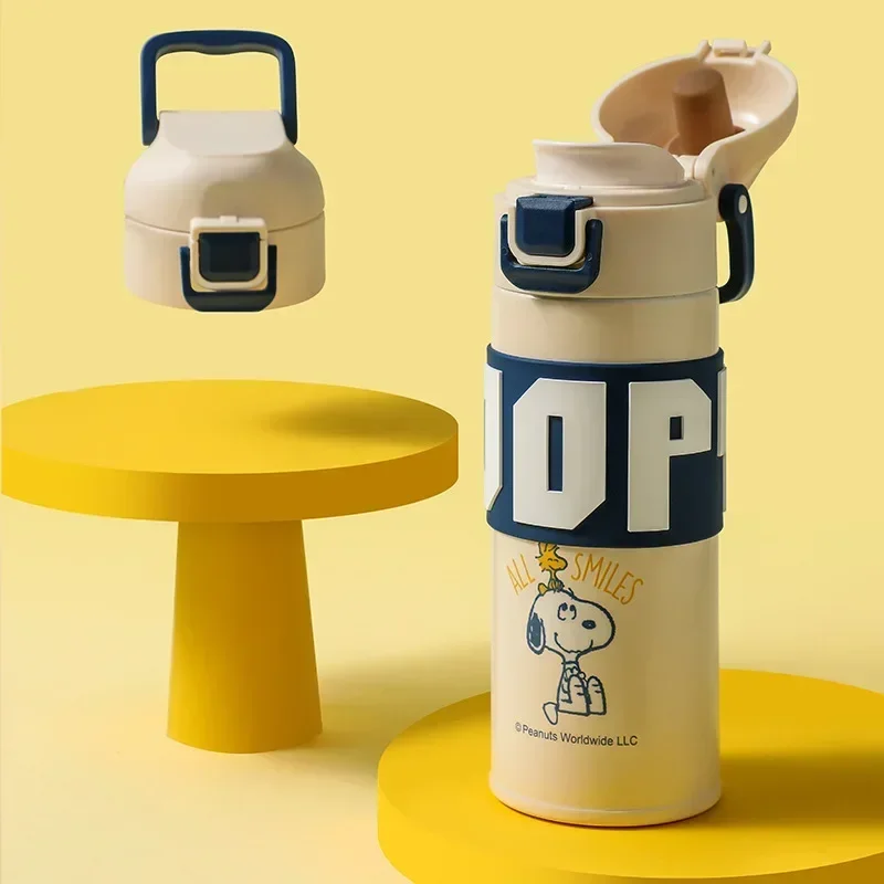 Снупи мультфильм Термосы Термос бутылка 316 нержавеющая сталь для воды фляга