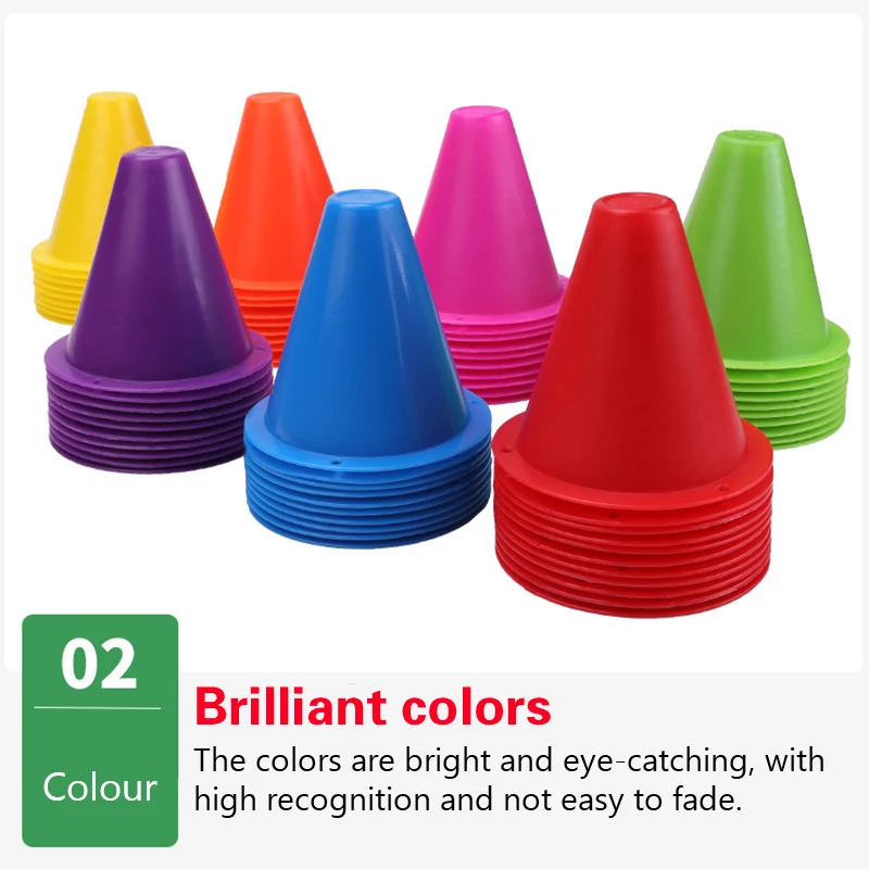 10 шт. пластиковые коньки для футбола 8 см