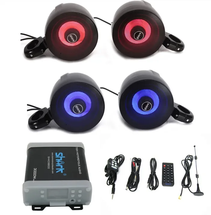 7 1 каналов стерео мотоцикл аудио MP3 для UTV ATV golf cart автомобильный усилитель