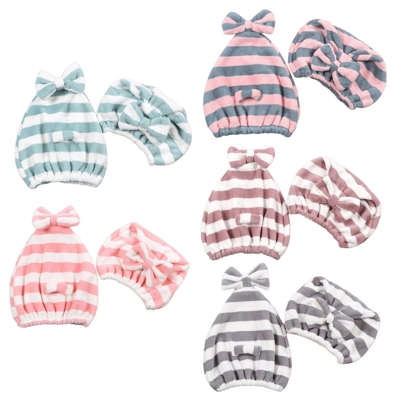 

Коралловая флисовая шапка для сухих волос, головной убор, головной убор для взрослых, головной убор, принадлежности