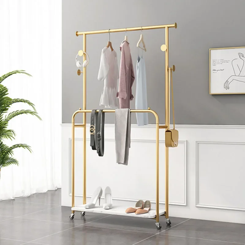 Минималистичная металлическая вешалка для одежды экономия места регулируемая в