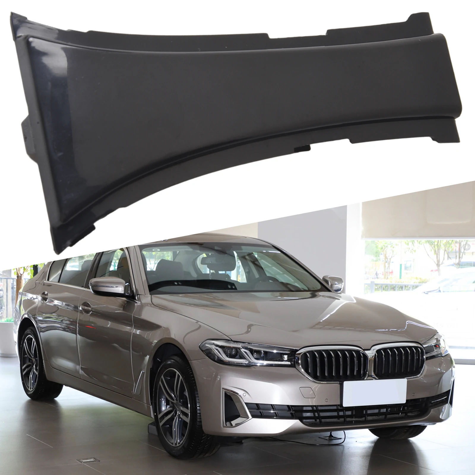 

Накладка на решетку бампера автомобиля 51137349586 для BMW для 5 серии G30 2015-18 для F90 M5 для G31 2016-18 накладка на решетку