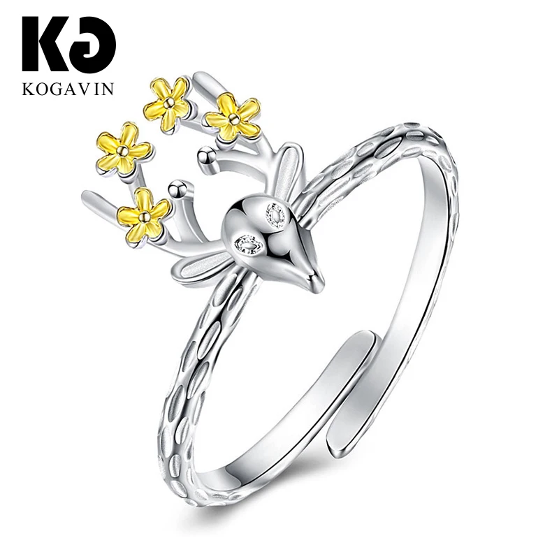 

KOGAVIN кольца женские бижутерия 2022 кольцо женское Кольца серебряного цвета для женщин, модный подарок на помолвку, Женское кольцо, аксессуары,...