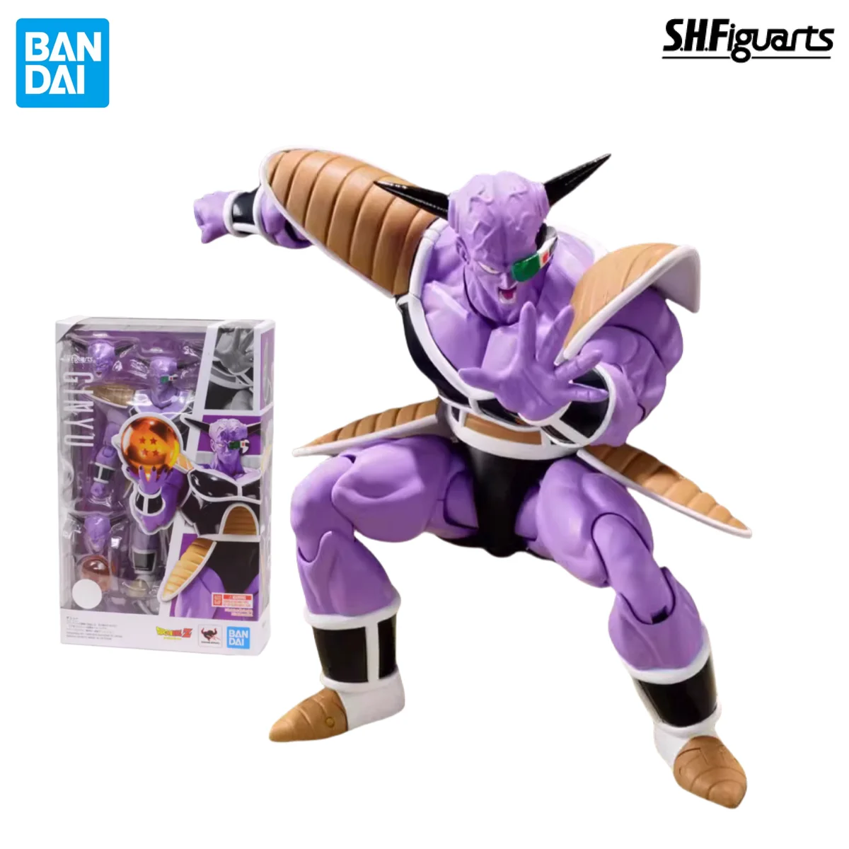 В наличии BANDAI S.H. Фигуртс оригинальный Драконий жемчуг Z Ginyu Force четыре звезды