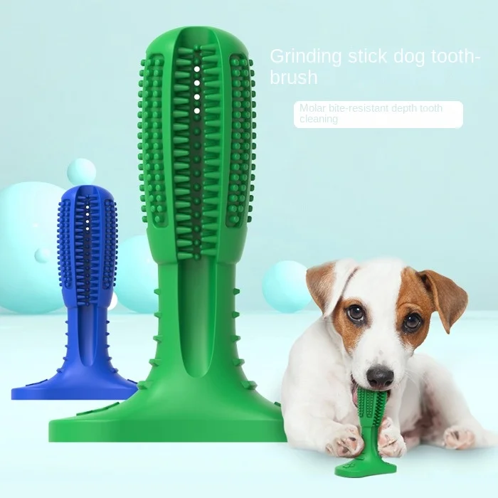 

Bite Resistant Dog Toothbrush Pet Molar Tooth Cleaning Brushing Stick Dog Toy Dog Chew Toys Doggy Puppy Dental Care Pet Supplies