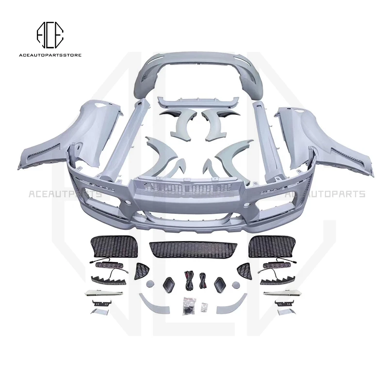 Боковые бамперы для BMW X6 E71 2008-2014 из стекловолокна