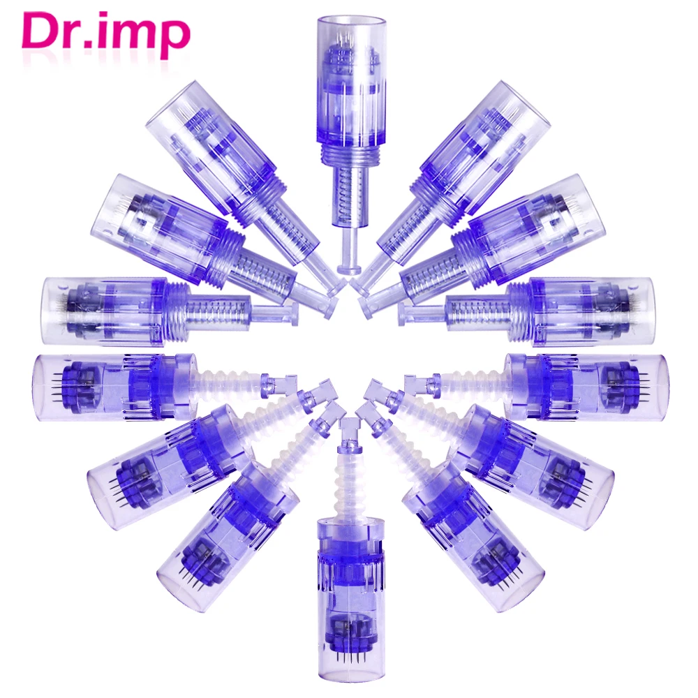 

10PCS Bayonet Microneedling Screw Micro Needles Cartridge For Electric Derma Pen Dr.imp Pen 12/24/36/ Nano Needles Tattoo Roller