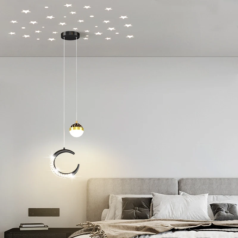 Nordic Indoor LED Hanging Pendant Lamp Lustre For Bedroom Living Room Corridor Hallway Pendant Lights Chandelier Luminaire Decor