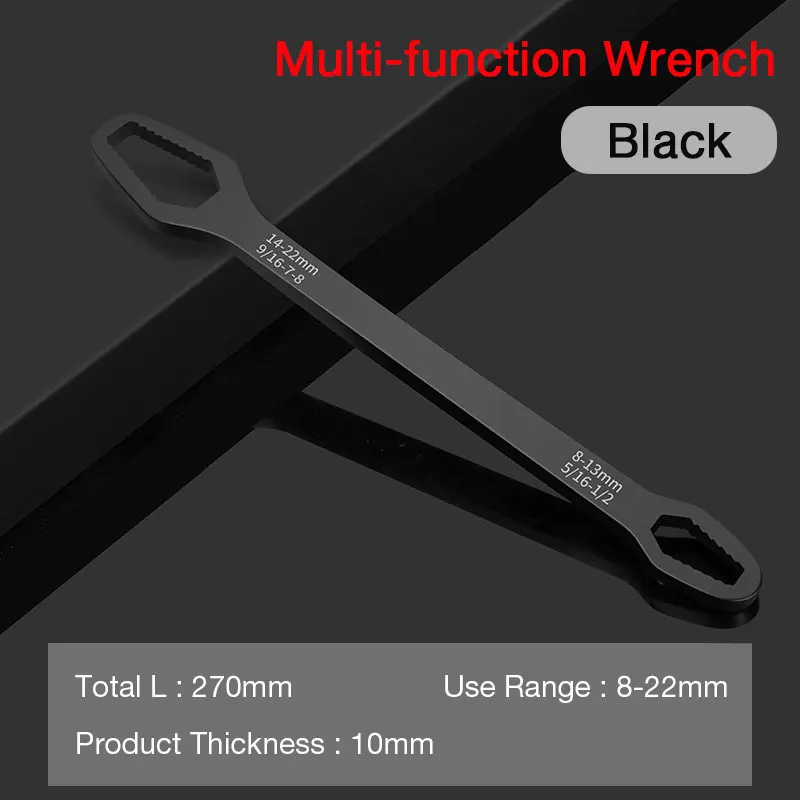 

Ratchet Wrench Double Ended Spanner Repair Hand Tools for Car Bicycle Open End Wrench Multifunctional Wrench