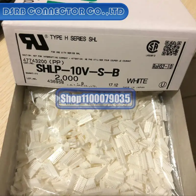 

50pcs/lot 100% new and origianl SHLP-10V-S-B 10P 1.0MM
