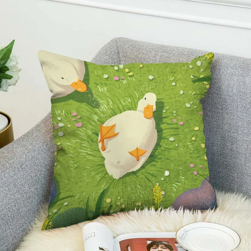 Искусственные Декоративные Наволочки 40x40 См Квадратная Полиэфирная Ткань Для