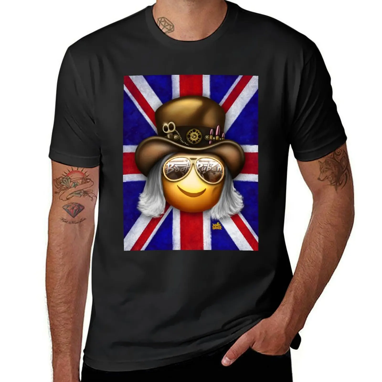 Футболка BOOJI - UNION JACK (Новинка!) летняя одежда в стиле хиппи мужская