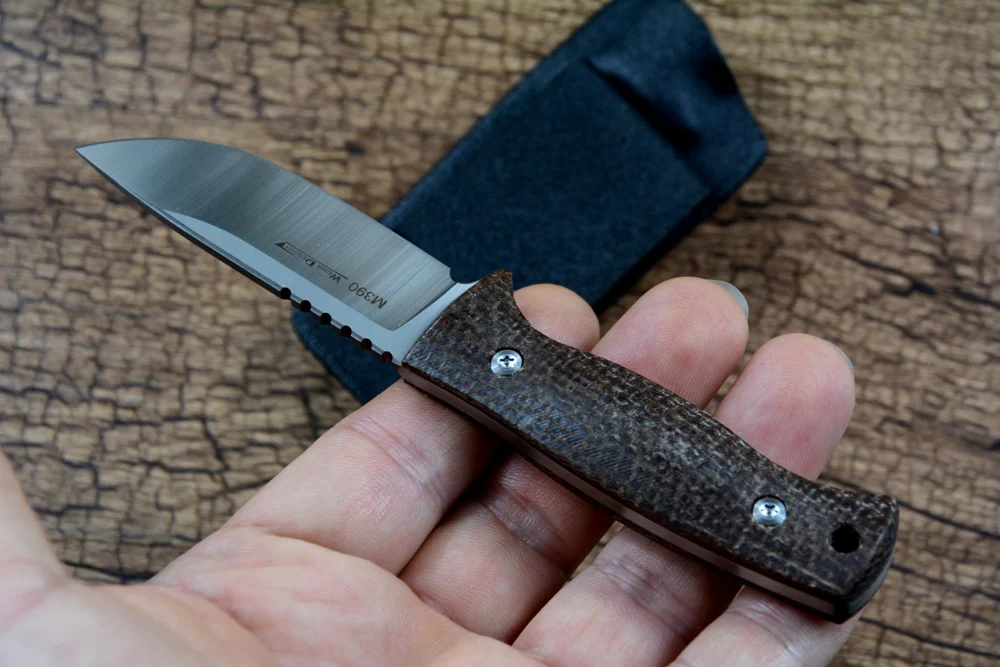 TWOSUN Мини Фиксированный Нож M390 Лезвие Кайдекс Оболочка Открытый Кемпинг Охота EDC