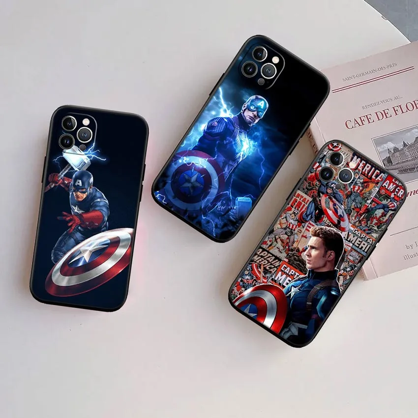 Чехол для телефона Captain America Samsung Galaxy Note 8 9 10 20 Ultra Lite Plus A03 A11 M21 J5 J6 J7 J8 Prime Core Pro Quantum 2