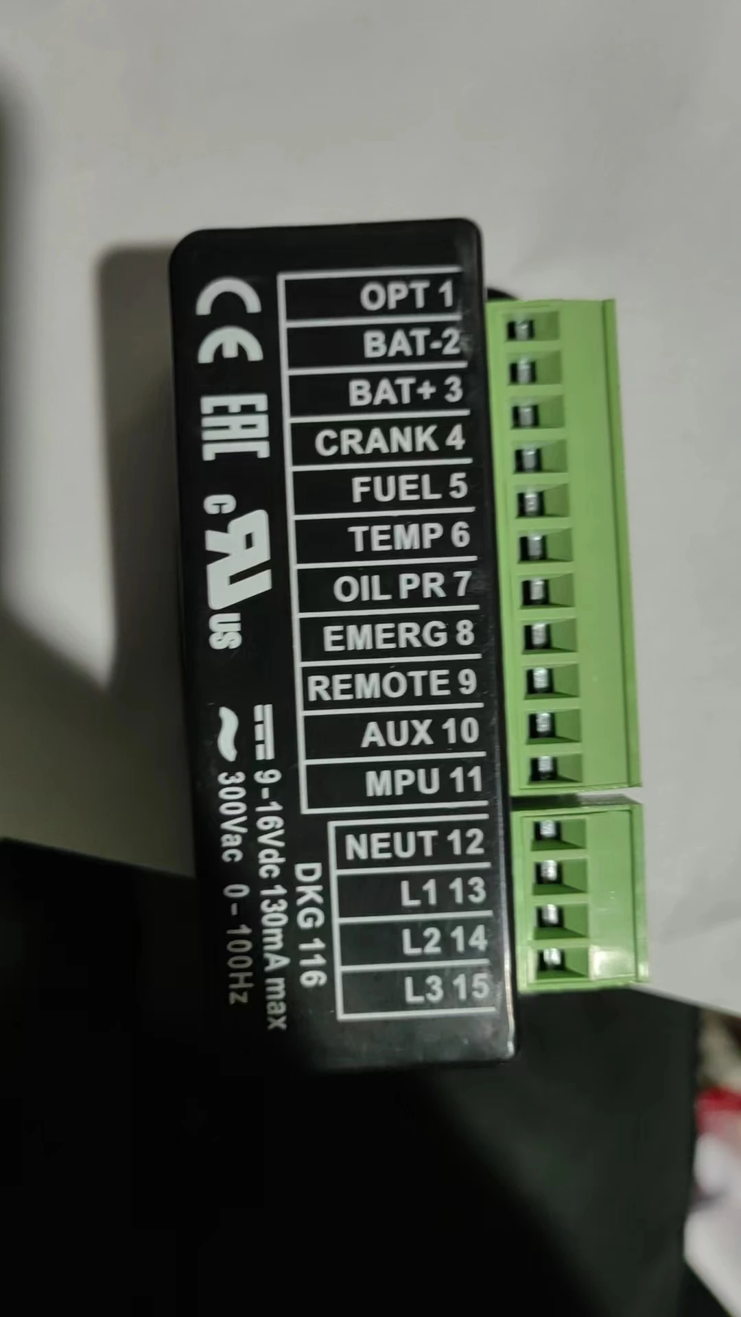 DKG-116 Блок ручного и дистанционного запуска контроллер модуль генераторной