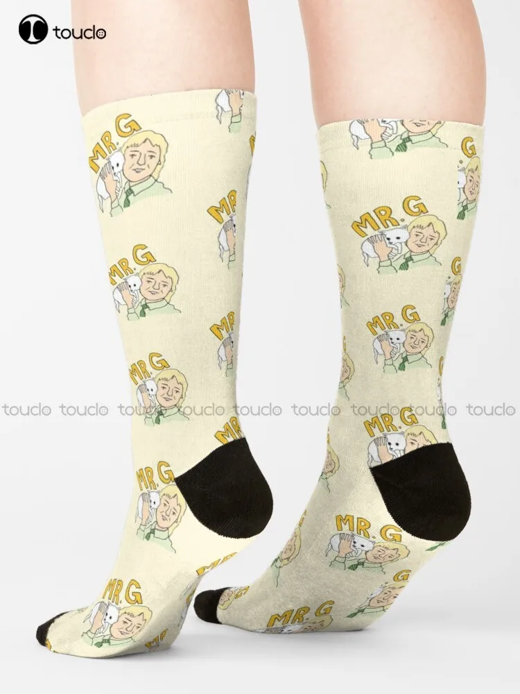 

Mr G Drawn Really Really Well Socks Running Socks For Men Unisex Adult Teen Youth Socks 360° Digital Print Harajuku Streetwear