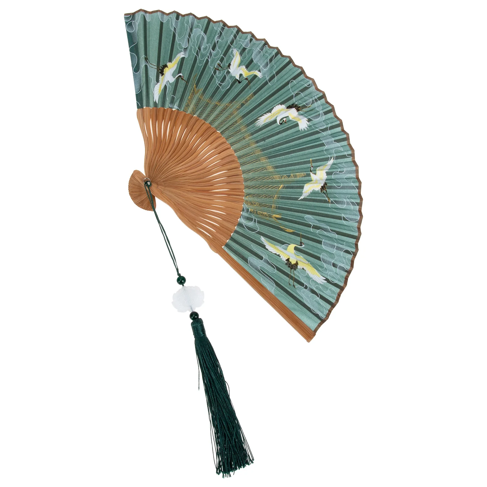 

Costume Collocation Fan Folding Wall Ornament Chinese Style Small Hand Held Traditional Clothing