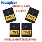 Карта памяти для игровых консолей SONY PS2 FMCB 1,966 McBoot 8 Мб16 Мб32 Мб64 МБ, карта расширения