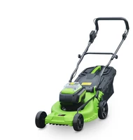 small household rechargeable lawn mower hand pushed high power lawn mower