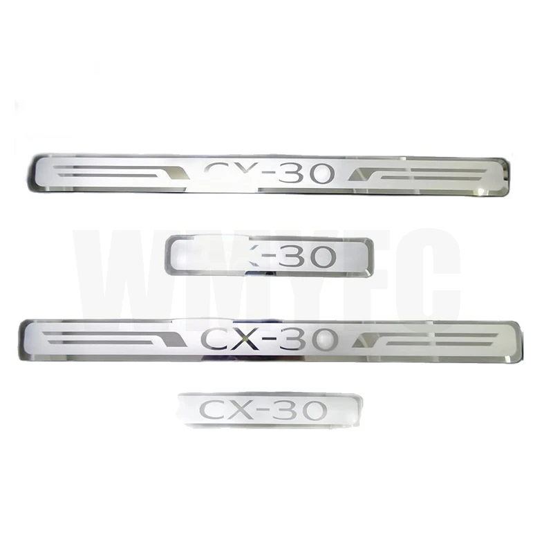 

Scuff Plate/Door Sill Door Sill Scuff Plate Welcome Pedal Auto Accessories For MAZDA CX-30 CX30 2019-2021