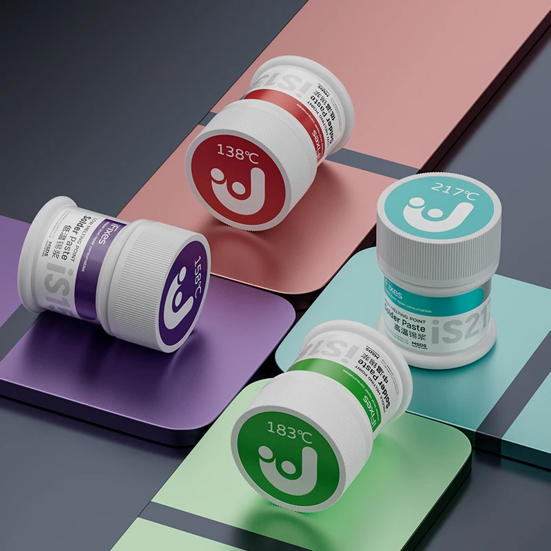 Паяльная паста ifix Sn63/Pb37 с температурой 138/158/183/217