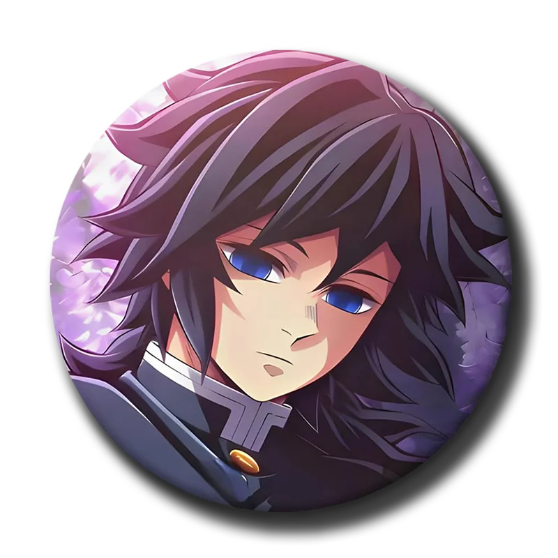 

Булавка с персонажем Томиока Гиюу