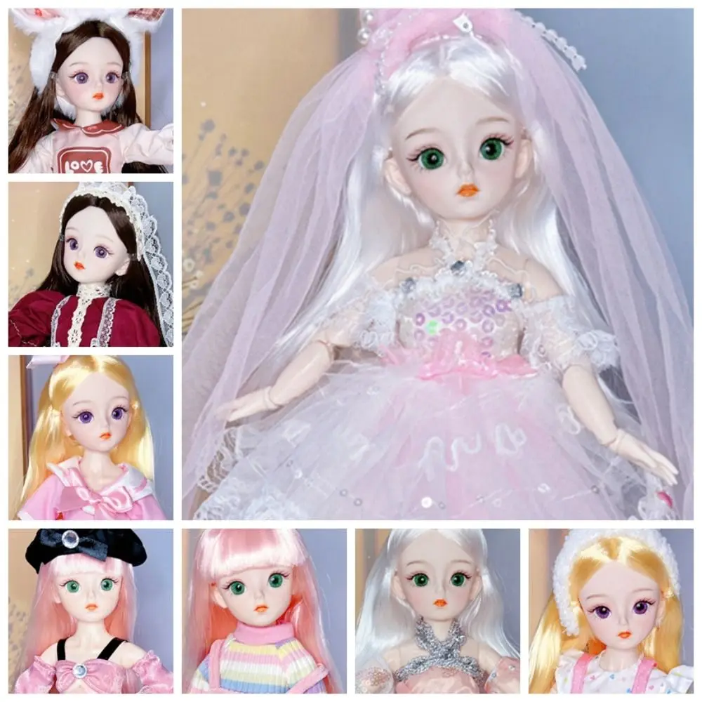 Мини-кукла с одеждой шарнирные куклы 3D глазами имитация глаз шарнирная кукла