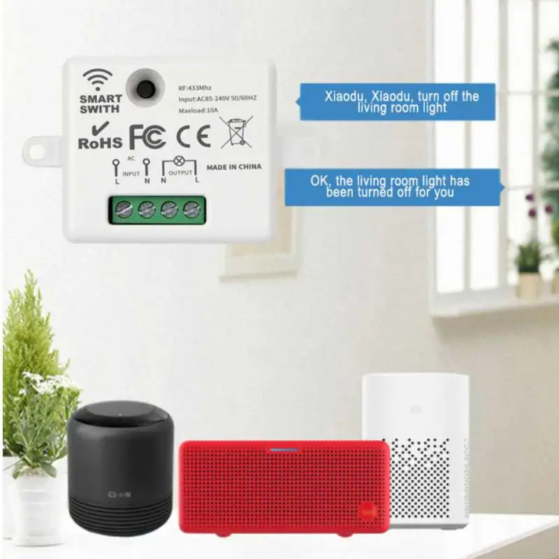 

Tuya Mini Breaker Mini Single Wire Switch Module App Control Wireless Intelligent Switch Rf Wifi Remote Controller