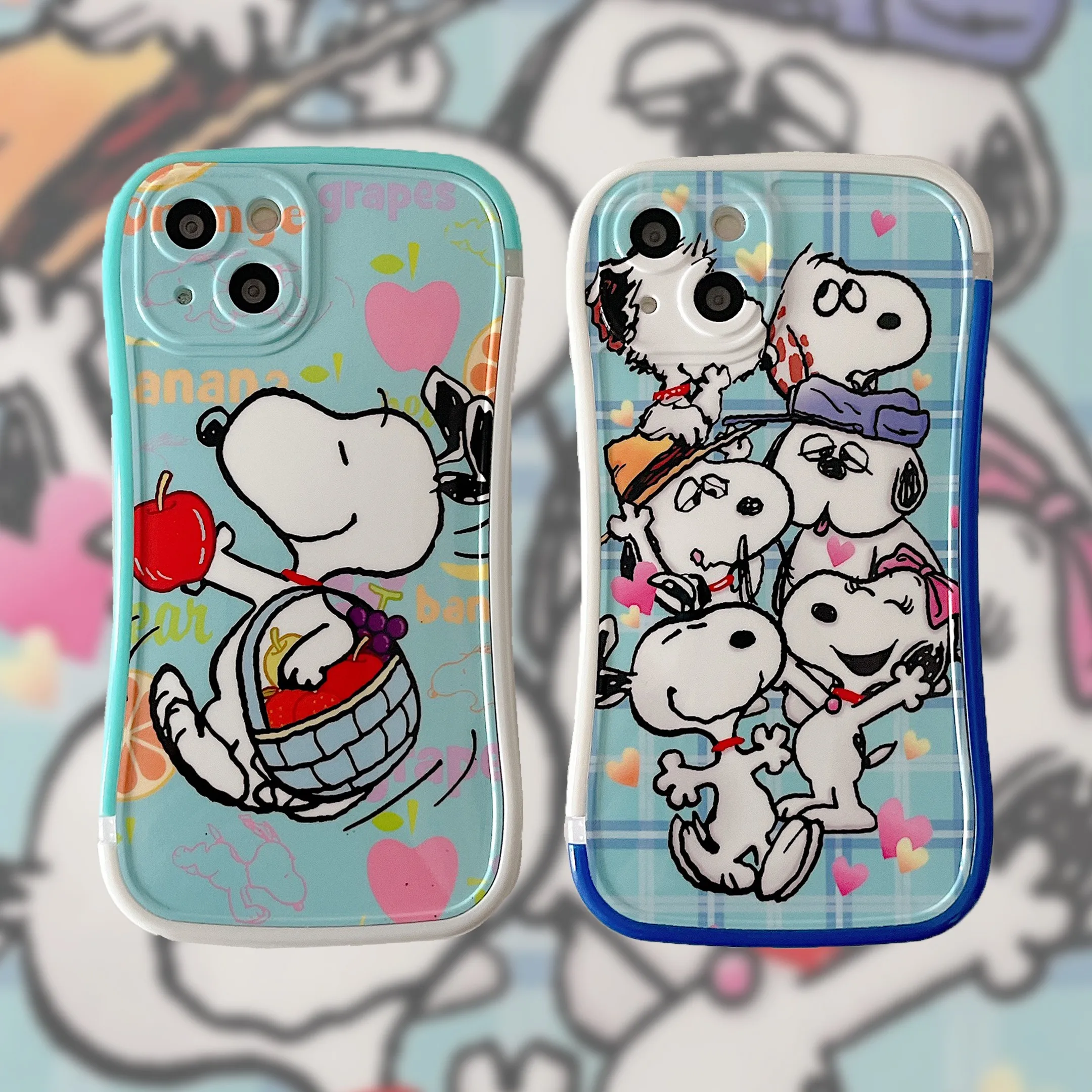 

Cartoon Dog Charlie Brown Snoopy Phone Case For iPhone 13 12 11 Pro Max XR XS MAX 8 X 7 Phone Shockproof Case