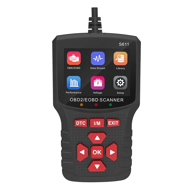 OBD Автомобильный сканер V519 JD908 S611 OBDll Code Reader Сканер Потокование данных Clear Fault