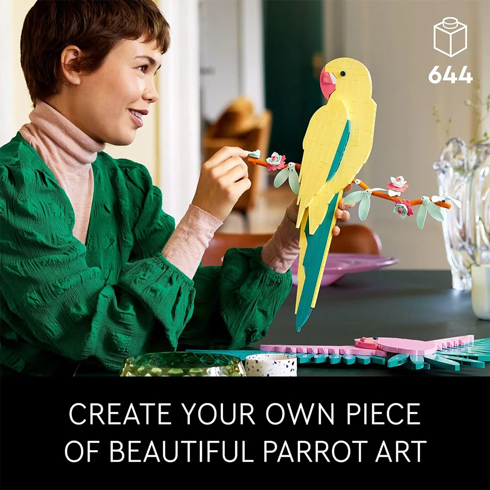 Художественные модели животных строительные блоки для попугаев и совов унисекс