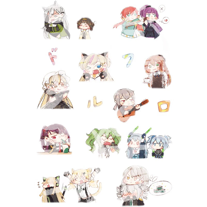 

Anime Sticker Girls Frontline Kalina UMP9 Accessories Cosplay Prop