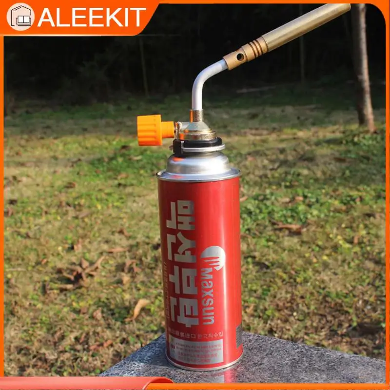 

Reliable Spray Gun High Temperature Portable Flame Gun Stainless Steel Barbecue Single-tube Ignition Flamethrower