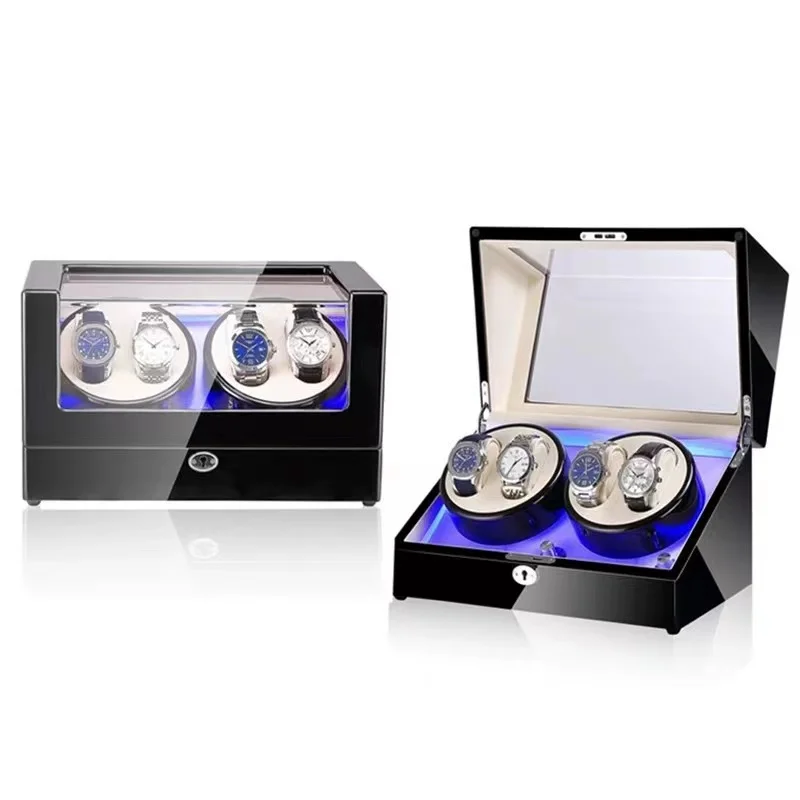 Automatic Winding Shaking Table Turntable Mechanical Watch Chain Box Shaking Table Storage Boxes Wholesale Waterproof Watches