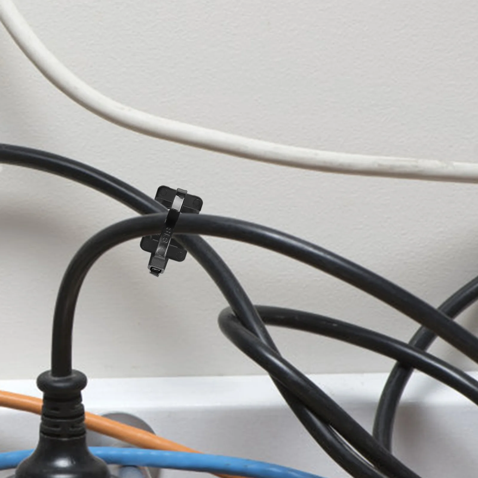 100 шт. держатель для проволоки седло типа крепления базовые кабельные стяжки на