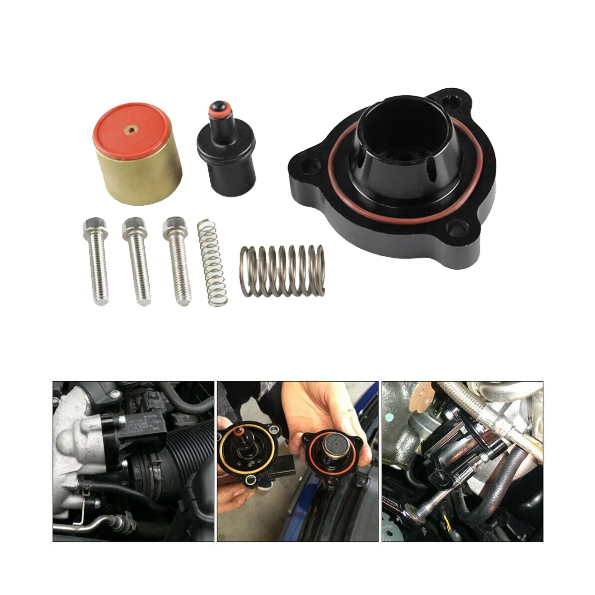

T9351 Blow Off Valve Diverter Adapter Spacer BOV for VW Audi 2.0T DV TSI FSI MK5 GTI B7