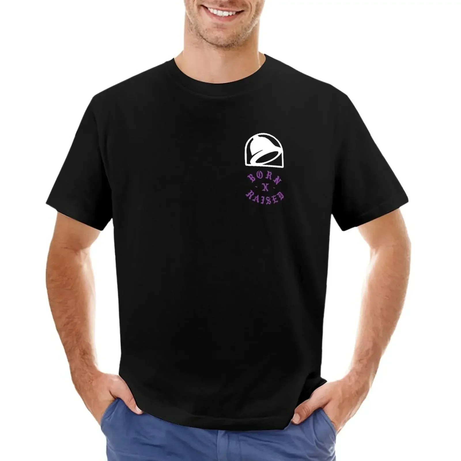 Футболка Taco Bell Born X простая летняя одежда для мальчиков белая в стиле хиппи