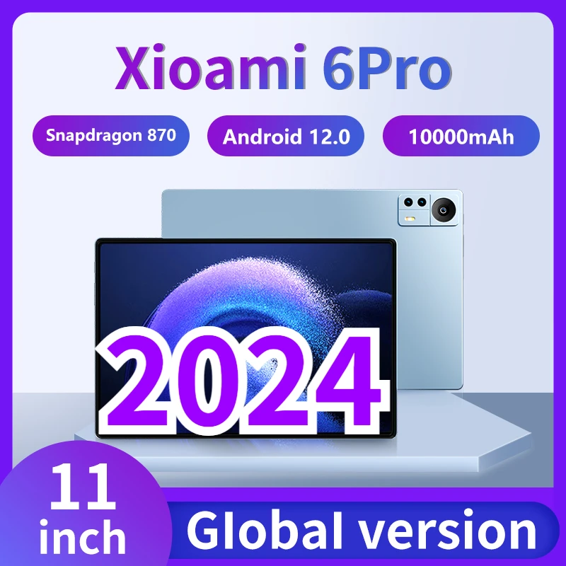 

2023 Pad 6 Pro Tablet Snapdragon 880 Android 12 5G Dual SIM Card WIFI 12GB 512GB Tablets PC Original Global Version HD 4K Screen