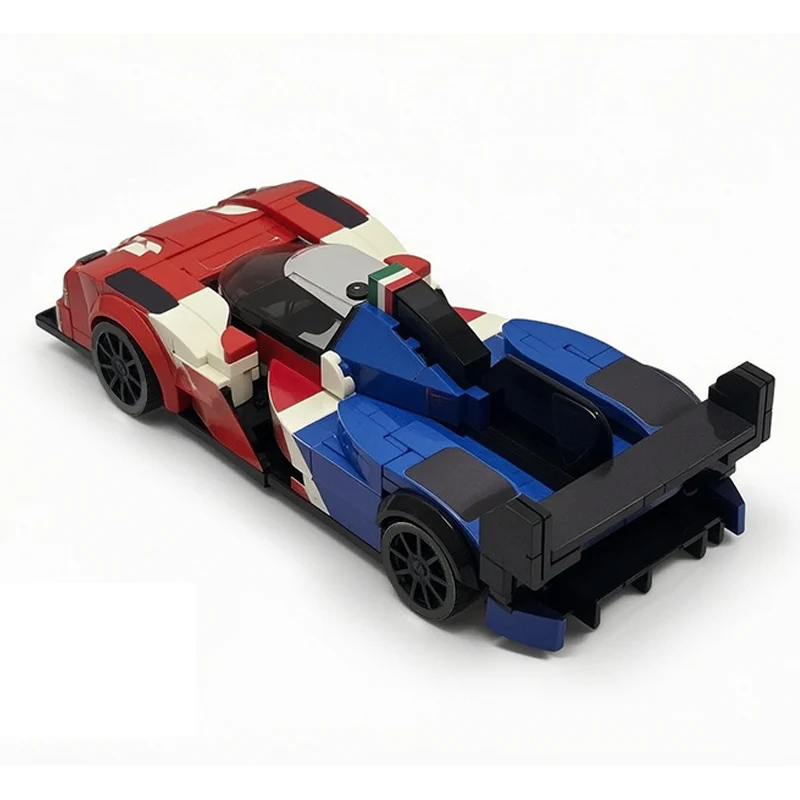 Модель гоночного автомобиля QWERT Speed Racing Car MOC, строительные блоки, WEC, IMSA, Ле-Ман, модульная технология, подарки для детей на праздники, набор игрушек для сборки. (art.: 3920dd2998920) - 3920dd2998920