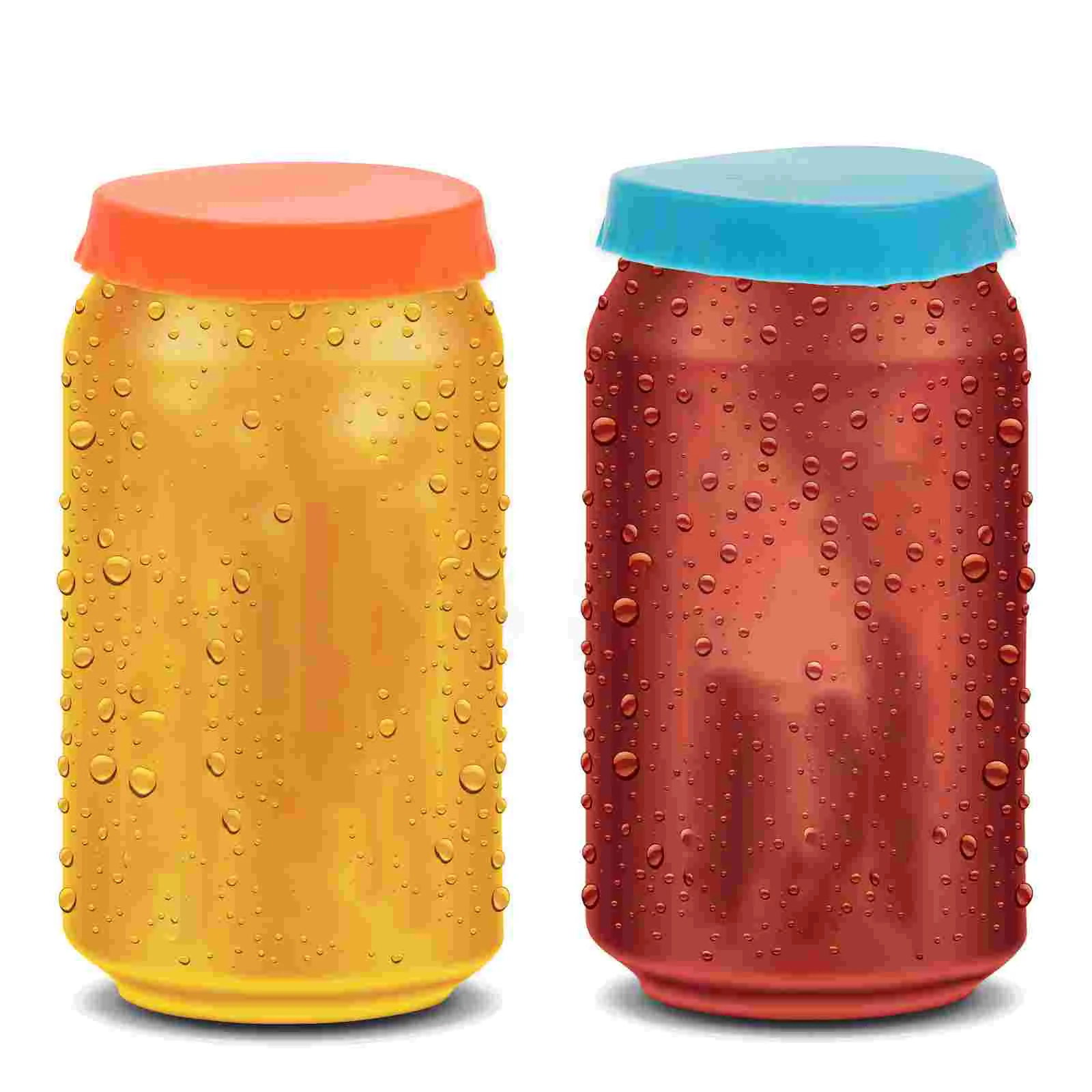 

Can Soda Beer Covers Cover Lids Silicone Beveragelid Saver Cans Protector Caps Topperenergy Stopper Drink Bottle Juicecap Jar