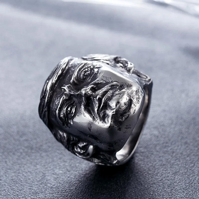 Уникальные креативные кольца Дональда Трампа для мужчин Крутое золотистое