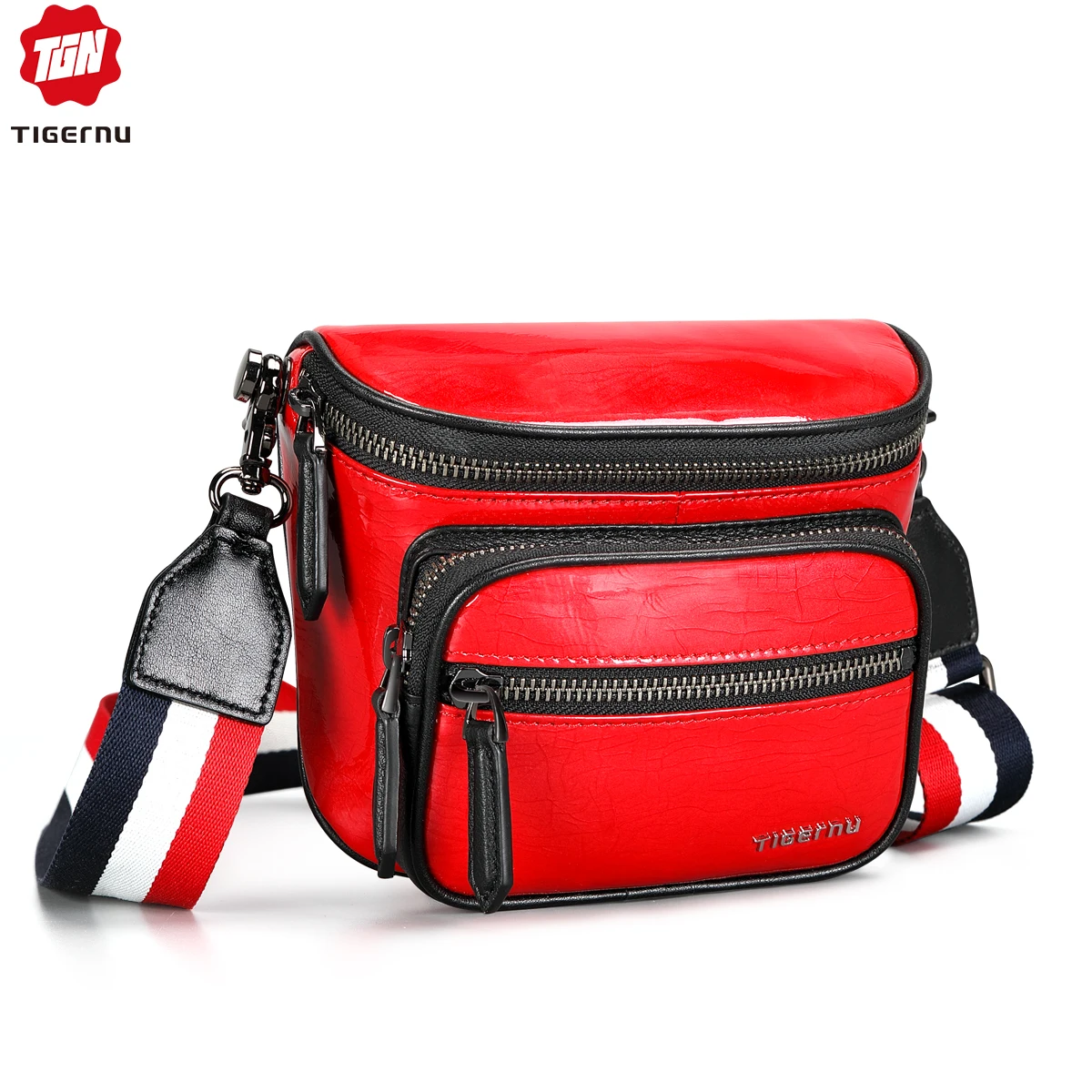 Tigernu Производитель Модная сумка через плечо из натуральной кожи с ремешком