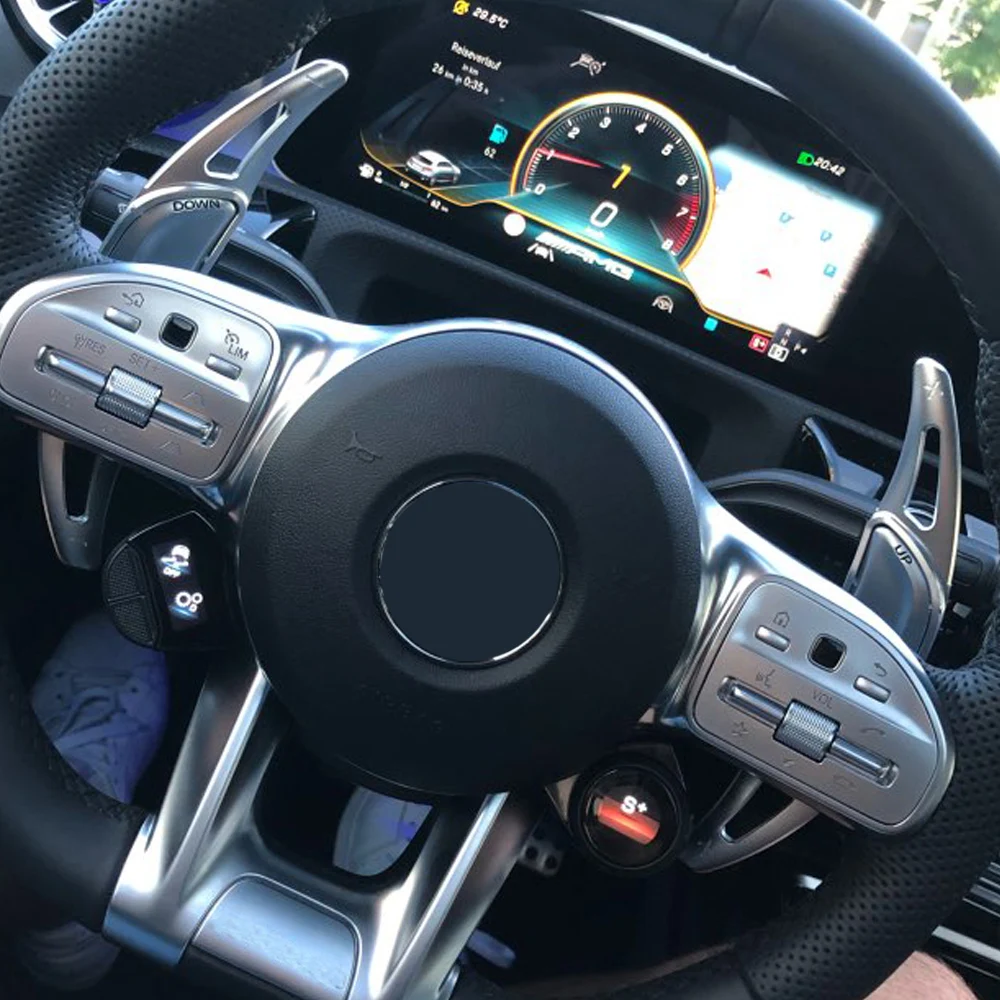 

Алюминиевые Сменные переключатели рулевого колеса для Mercedes Benz AMG CLA45 C63 GLA45 GLS63 GLE63 G63