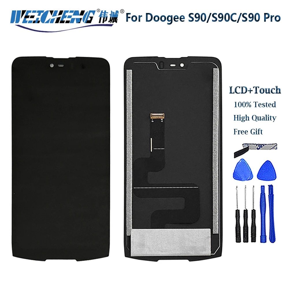 100% протестирован хорошо Для DOOGEE S90 / S90 Pro ЖК-дисплей + сенсорный экран дигитайзер Замена Для DOOGEE S90C S90 C ЖК-экран